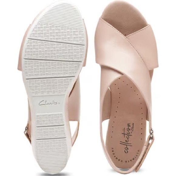 Women's Comfortable Blush Wedge Sandals NEW - Picture 2 of 11